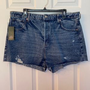 NEW Wild Fable Distressed Cut-off Jean Shorts Size 18